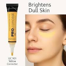 Image of Pro HD Conceal Liquid Concealer for Face Makeup, Full Coverage Beauty Colour Corrector, Ideal for Dark Circles, Women,8g (Yellow)