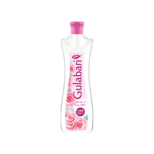 Image of Dabur Gulabari Premium Rose Water with No Paraben for Cleansing and Toning, 120 ml