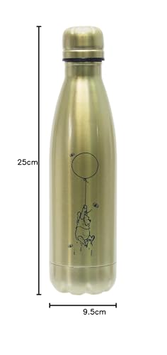 Water Bottle (Metal) 500ml - Winnie the Pooh (Winnie), Multicolour, 500 ml - Image 3