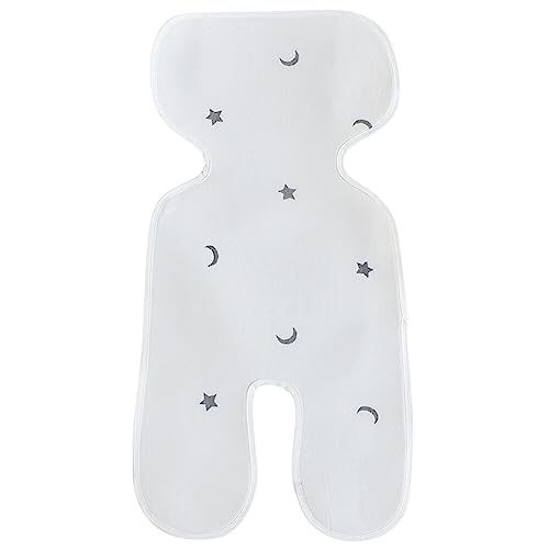 Baby Stroller Car Seat Seat Liner for Jogger, Bouncer | Summer Breathable Pure Cotton Thick Cushion | Summer Cold Natural Ramie Mat for Newborns, Infants, and Toddlers, Type 6