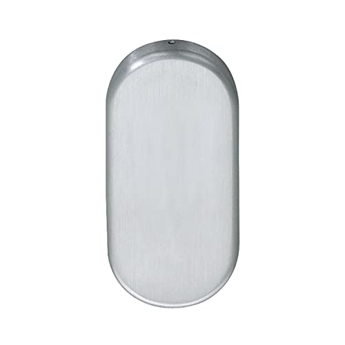Eco Rosace aveugle BL (cache aveugle), 70 x 33 x 7 mm, vissée cachée, rosace de protection, en acier inoxydable, petite
