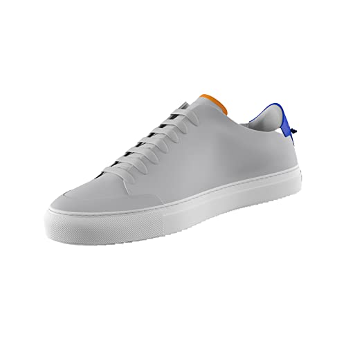 Handmade Men's Grigio Everyday Sneaker| Grigio Sneakers Shoes for Men - Classic Premium Italian Leather Walking & Casual Fashion Sneakers Shoes with Comfort Lace Up3