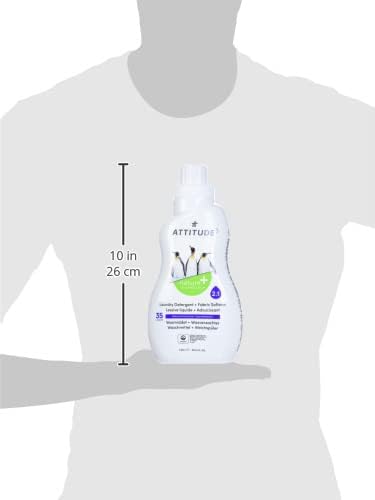ATTITUDE 2-in-1 Laundry Detergent & Fabric Softener, Plant- & Mineral-Based, HE Compatible, Vegan, Mountain Essentials, 35 Loads, 35.5 Fl Oz - Image 3