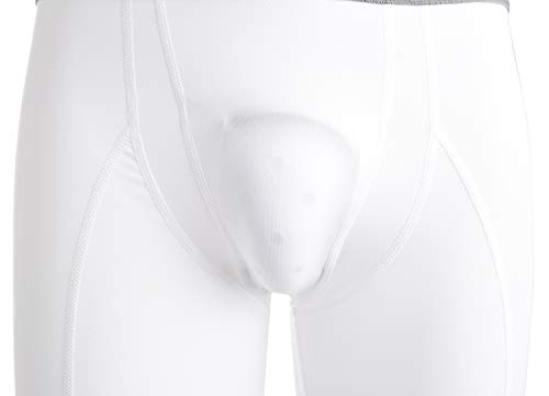 image for COOLOMG Athletic Cups Youth Boys Padded Sliding Shorts with Protective