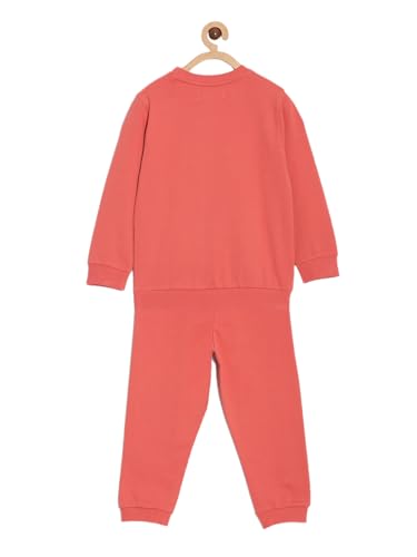 Image of The Mom Store Kids Sweatshirt With Joggers Set| Cotton With French Terry | Cute Prints | Warm | For Boys & Girls | Trendy Winter Sets For Kids | Hoodie And Sweatpant Set