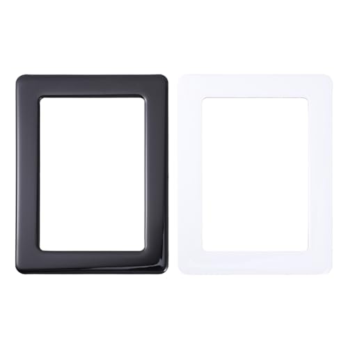 Mikikit Cadre Photo Magnétique Lot 2 Cadre Sans Bordure 16.00 X 12.00 cm Support Photo Créatif Pour Réfrigérateur Maison Et Bureau Pour Afficher Vos Souvenirs
