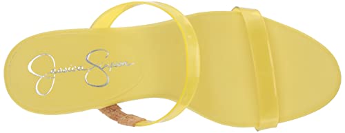 Jessica Simpson Tumile Women's Double Strap Platform Wedge Sandals Yellow 10 #TOP4