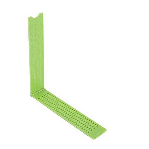 Ignoramus 4 Lines 28 Cells Braille Braille Writing Plastic Braille Kit, Green (2) #TOP7