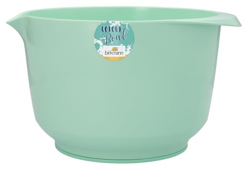 Birkmann, Colour Bowls, Rühr- und Servierschüssel, 4,0 Liter, kratzfest, standfest, nachhaltig, türkis, hochwertige Qualität, modernes Design