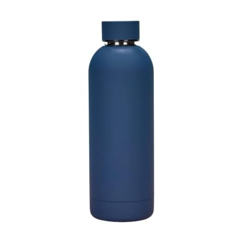 Insulated Stainless Steel Water Bottle 750ml, Vacuum, Leak Proof, BPA Free Thermos Flask 24 Hours Cold | 12 Hours Hot (Navy, 750ml) Cover