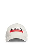 hugo boss sportsponsoring Print-Logo HUGO Herren Men-X 582-P Cap aus Baumwoll-Twill mit Streifen und Logo Weiß Stck
