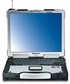 Panasonic Toughbook CF-29 fully rugged laptop 1GB of RAM, 80GB Hard drive, WIFI, DVD, RS232 serial port, 13.1" daylight readable display, Windows XP or Win 7 Professional, 2 x USB ports