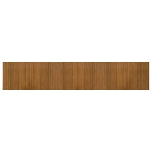 vidaXL Tapis rectangulaire Marron 60x300 cm Bambou, Tapis de Salon, Tapis rectangulaire, Tapis Moderne, Tapis de Chambre à Coucher, Tapis en Bambou