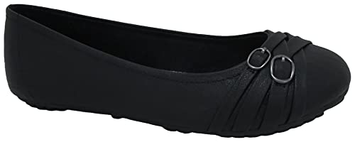 Jellypop Women's Genesis Skimmer Comfort Ballet Flat