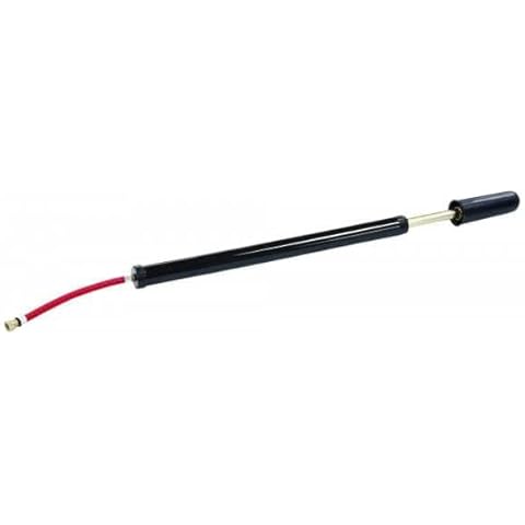Traditional Bike Pump With Schrader Valve & Needle Adaptor 375mm Great Basic Pump Ideal For Use With Most Bikes Cover