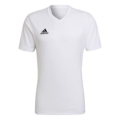 adidas Entrada 22, Camiseta de mangas corta Hombre, Blanco (White 3), M