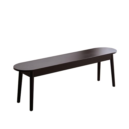 Banco de Entrada de Estilo rústico, Banco de Madera para Mesa de Comedor, Banco de Madera para el Extremo de la Cama, Banco de Interior para Dormitorio, Banco Estrecho con Ventana para pasil