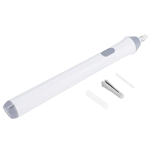 Electric Eraser Kit Battery Operated Automatic Pencil Eraser With 20Pcs Eraser Refills Detailer Tool For Artists Sketching Painting Drawing Pencils Drafting Graphite Pencils(White) #TOP3
