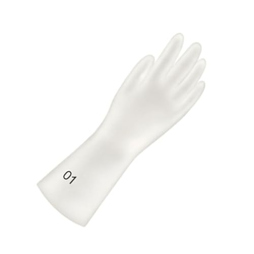 Fdit de Limpieza de Cocina Reutilizables, Resistentes Al Deslizamiento, Resistentes Al Desgaste, para Lavar Platos para Limpieza del Hogar, Material de PVC (L)