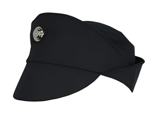 Star Wars Imperial Officer Cap Hat Wear Costume Black Grey, Black, Size Large