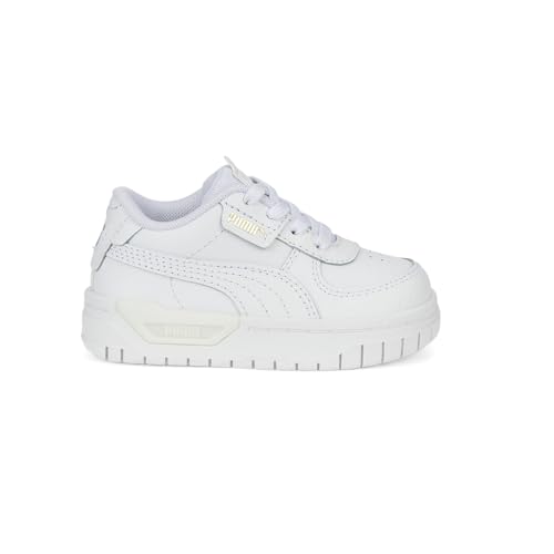 PUMA Toddler Girls Cali Dream Leather Perforated Lace Up Sneakers Shoes Casual - White