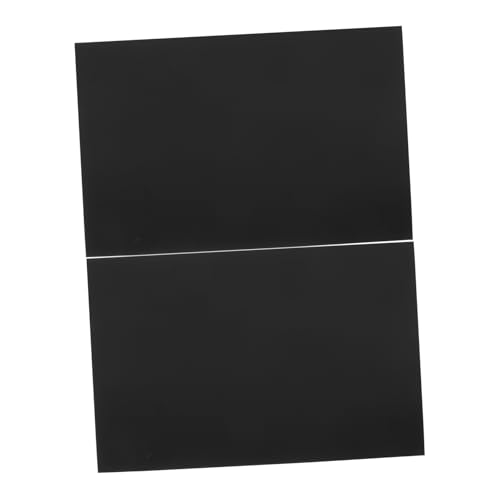 FUNOMOCYA Engravable Blanks Aluminum Sheet Engraving Crafting Sheet Plain Aluminum Plate Black