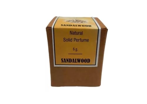 Natural Organic Sandalwood Solid Wax Perfume | Natural Wax In Mini Wooden Box For Men And Women - 6 Gm, (Pack Of 1) image 4