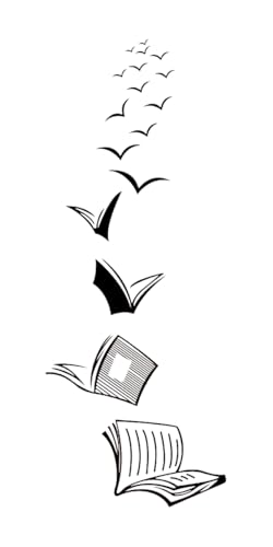 Lchen Open Book Wall Decal