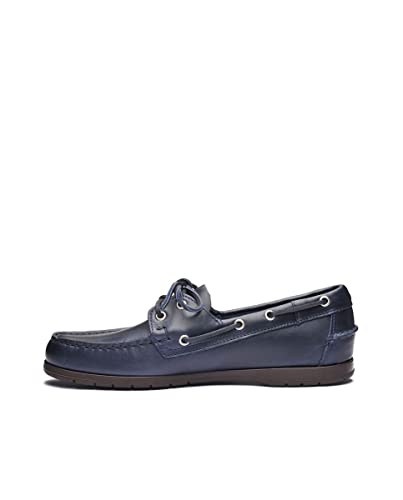 Image of Sebago Endeavor Waterproof Boat Moccasins - All Leather Moccasins for Men with Canoe Moc, Leather Lining, 360 Laces, Non-slip Soles