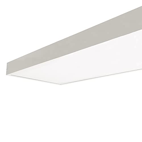 LEDKIA LIGHTING Kit di Superficie Pannelli 120x30cm Bianco