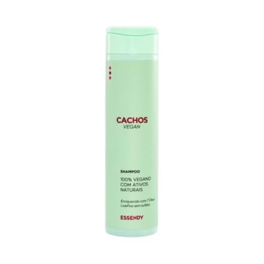 Shampoo Cachos Vegan 250ML - Limpeza Suave e Nutrição com 7 Óleos Naturais - Low Poo - Sem Sulfatos, Parabenos e Corantes - Definição de Cachos e Controle de Frizz