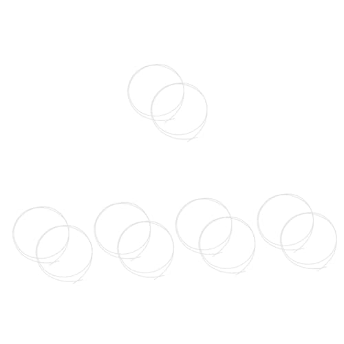 Mipcase 10pcs Sturdy Basketball Hoop Net String Netting Accessory for Easy Installation and Support Compatible Various Basketball Equipment High Strength Cord for Heavy Use