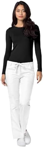 Adar Uniforms, Underscrubs for Women 2 Pack - Long Sleeve Underscrub Comfort Tee - 2902 - Black - XS - 5