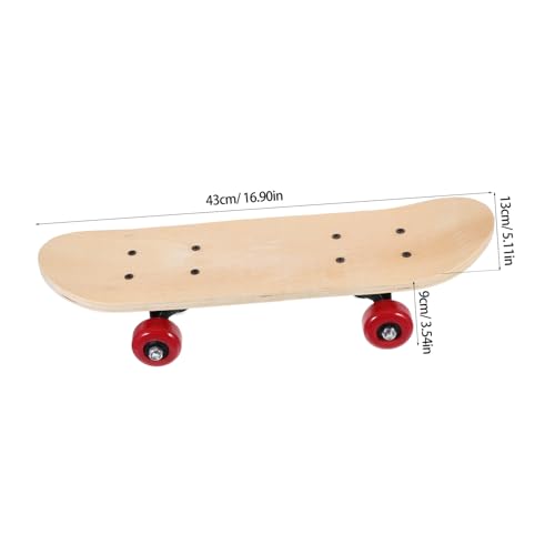 Planche de skateboard vierge en bois d'érable double surface lisse