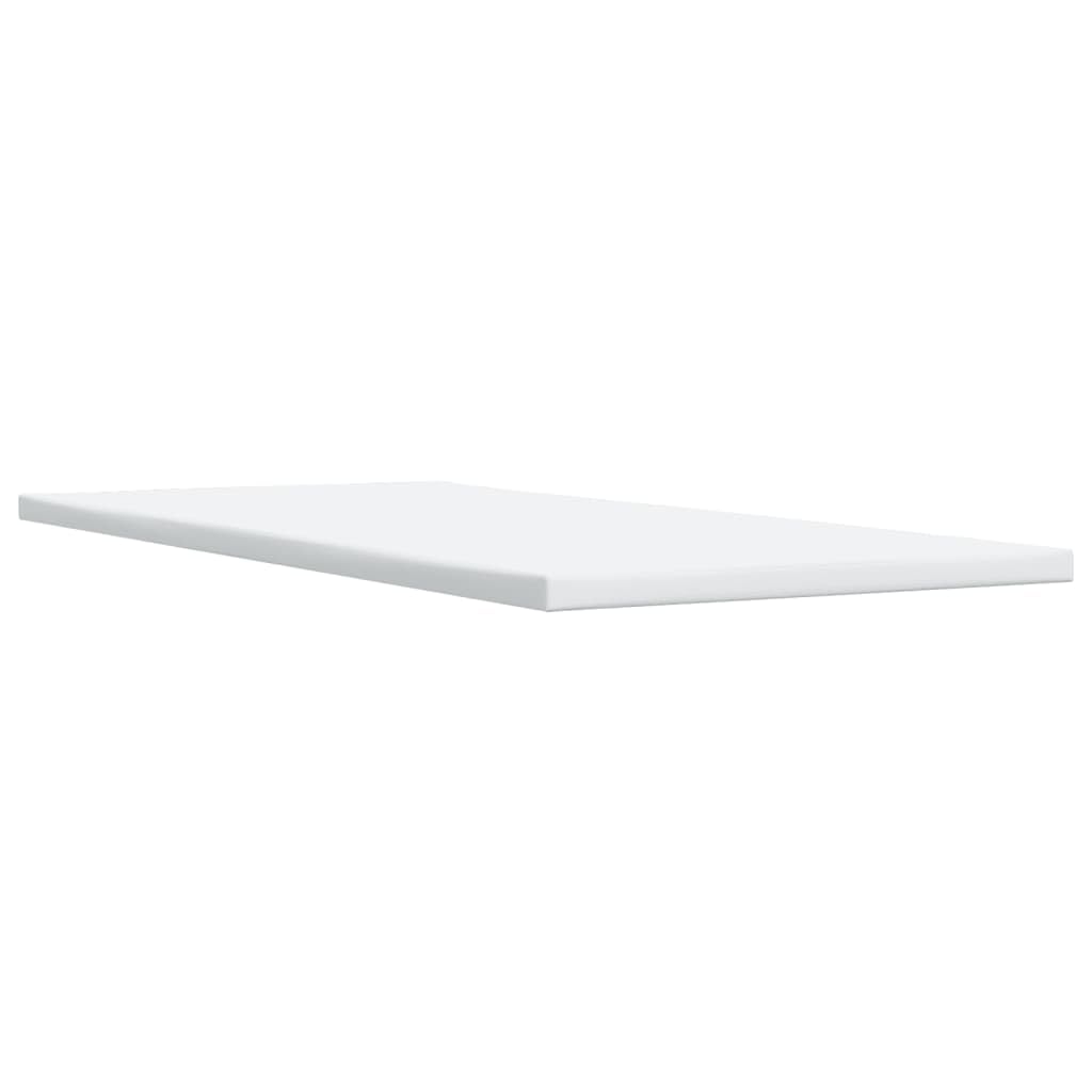 Sprężynowy materac kieszeniowy tkanina poliestrowa Taupe 100x200 cm | Łóżko kontynentalne z materacem 100x200 cm, taupe, tkanina, z topperem i stelażem