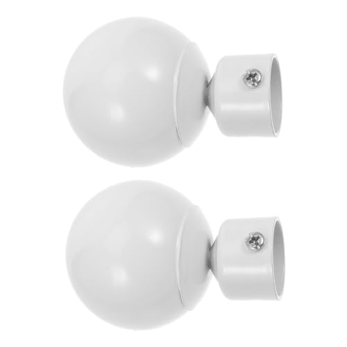 HOLIDYOYO 2pcs Rod End Caps 2.8cm Hole Decorative Pole End Plug for Home Office Decor