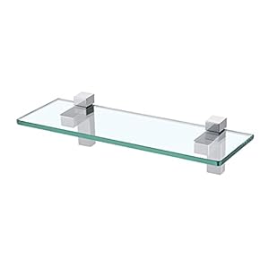 KES BGS3201S35 Badezimmer Glasregal 35cm