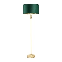 Maggie Gold Candlestick Floor Lamp With Black And Gold Shade - View #5