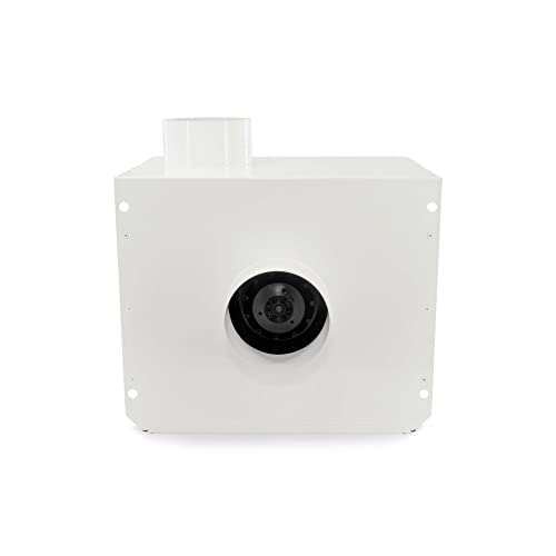Image of Festa AMG Force Radon Fan - Quiet and Energy Efficient 240 CFM Radon Mitigation System Inline Fan - 4 inch Electric Waterproof Inline Duct - Powder-coated steel - White