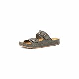 OHC Modele Hibiscus - Sandales Nu-Pieds Femme Confort Pieds Larges – Cuir Véritable, Semelle Orthopédique 7 Zones, Talon 3 cm – Réglables à Boucles – Style Estival Élégant pour Pieds Sensibles
