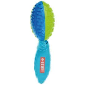 M-PETS ON/OFF SHELLY KÖPEKLER İÇİN KAUÇUK OYUNCAK BLUE/GREEN