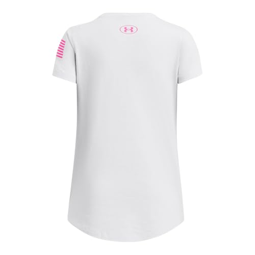 Under Armour Girls' Freedom Print Short Sleeve T Shirt2