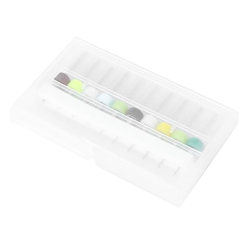 IWOWHERO Drilling Jewelry Making 10 Pcs Tungsten Carbide Drill Bit Set 0.1mm-1.0mm Random Color