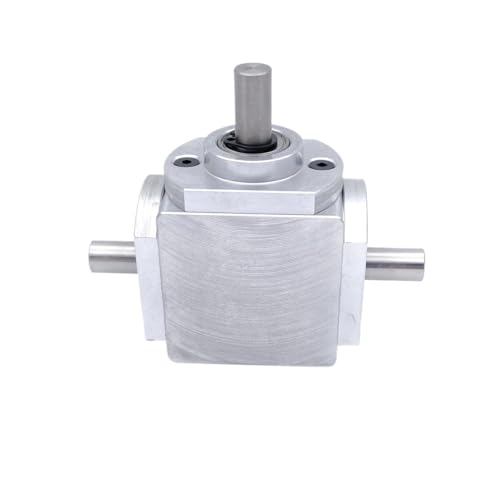 Angle Steering 90 Degree Reversing Gearbox 1M 20T Spiral Bevel Gear 1 to 1 Transmission 6mm Reverse Dual Output Shaft Commutator Driving Change