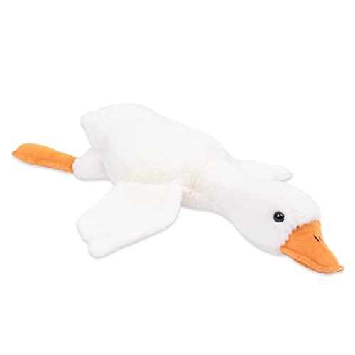 Storagex 3Lbs Weighted Goose Stuffed Animals, Cute Stuff Goose Soft Plushies For Girl Weighted Geese Stitch Stuffed Toy Pillow For Boy Kawaii Duck Plush Small Gifts For Kids (White Goose, 35 Inch) #TOP25