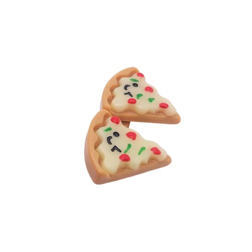 2Pcs Funny Food Hair Clips Cute Hairpins Duckbill Hair Accessories For Women Girls Smiley Pizza #TOP5