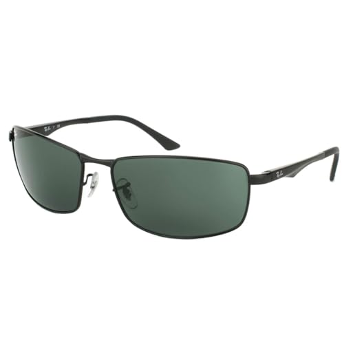 Ray-Ban Sunglasses RB 3498 002/71 Black Dark Green