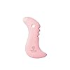 Snow Fox Porcelain Facial Gua Sha Tool | Sculpting Massager for Face Contouring, Lymphatic Drainage & Jawline Shaping | Acupressure Therapy Device | Reflexology Face Care (Blossom Pink)