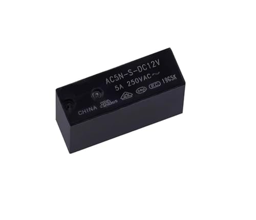 Relais de puissance 12V AC5N-S-DC12V 5A commutateur miniature