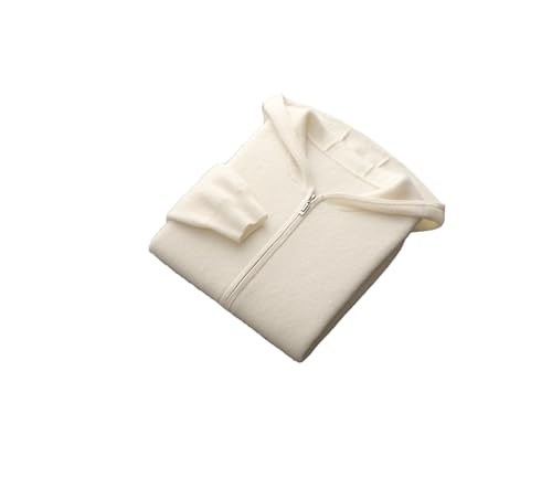 Hamthuit Men Wool Cardigan Sweater Solid Color Knitted Sweater Casual Long Sleeved Sweater Men's Hooded Sweater